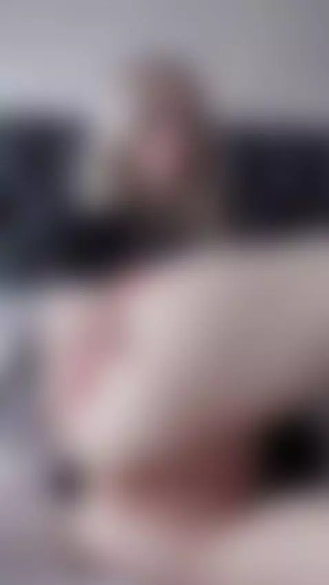 Blonde girl spreads wide and teases with her fingers 💕 by sanderslina