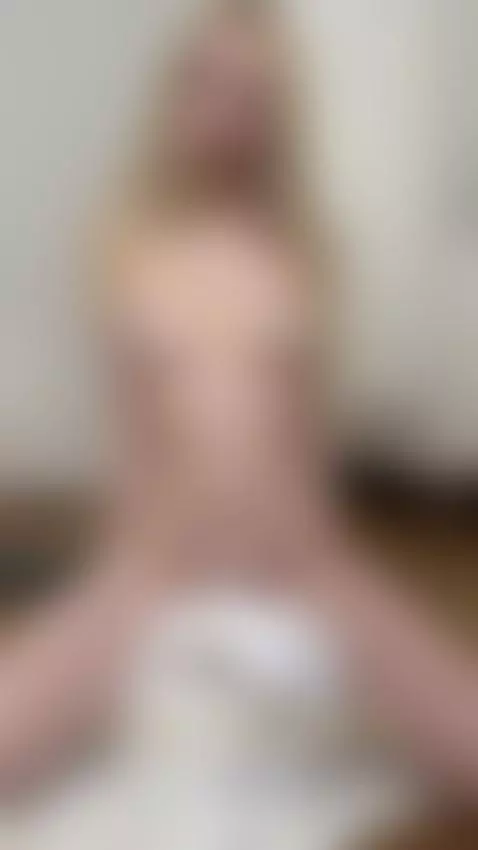 Blonde tease spreads wide and begs for cock right now by sanderslina