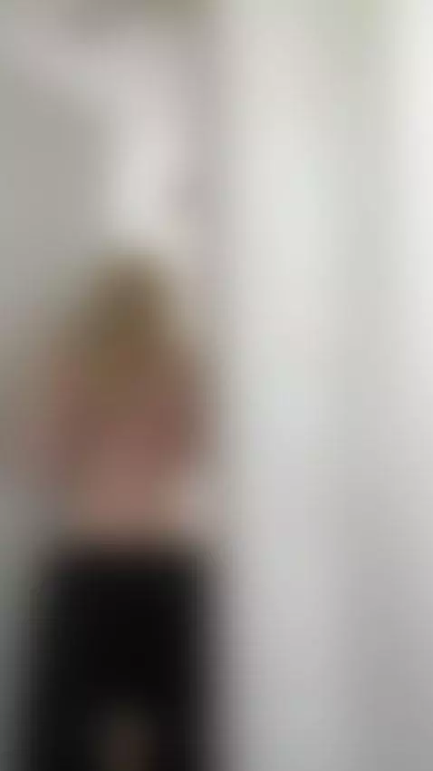 Blonde girl bends over in pajamas teasing her ass 😳 by sanderslina