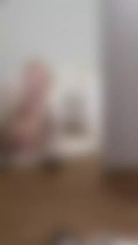 Blonde sits naked on the floor taking a mirror selfie by sanderslina