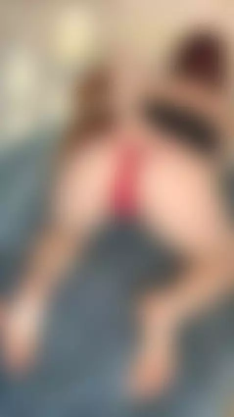18+ Redhead pulls red panties aside showing juicy ass and pu... by julia404foxy