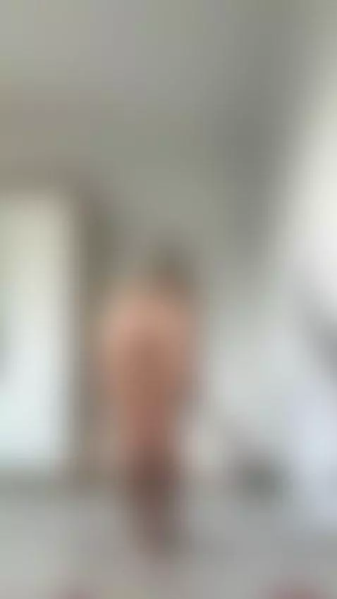 Naked blonde bends over vacuuming with ass spread by spicyinnna