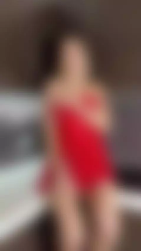 🔥 Blonde hottie in shiny red lingerie by callme-hotkris