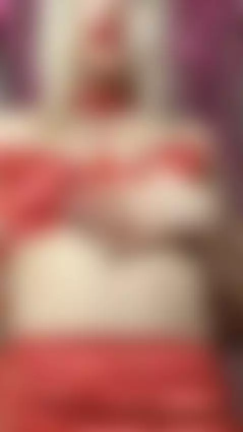 😈 Red lingerie blonde ready to tease 💦 by callme-hotkris