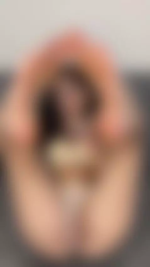Tattooed thighs spread wide, fingers teasing wet slit 🥵 by julialikeshine