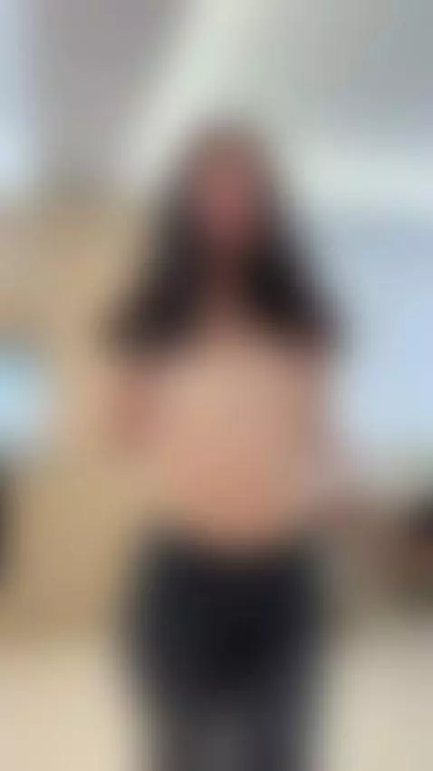 Topless brunette posing at home for you by julialikeshine