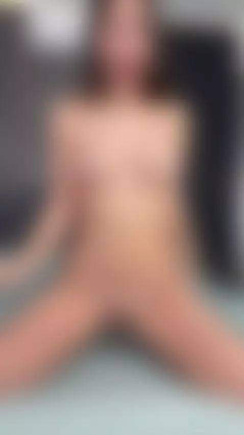 Wet pink pussy lips gripping dildo, slim nipples hard on big... by katealurer