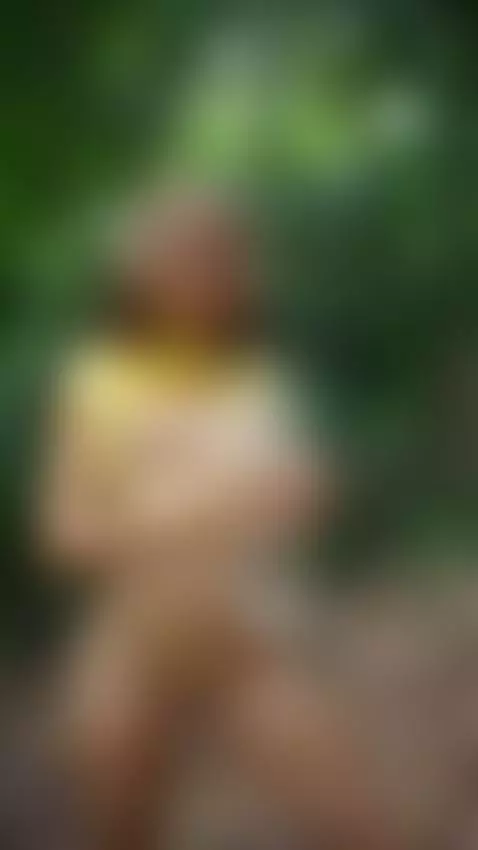 Jungle babe strokes herself slow while holding water by ellynextdoor