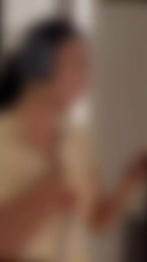 Big tits bounce as she leans forward 🖤 by yoonacake