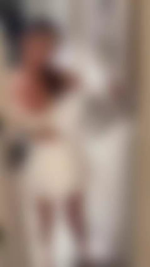 Curvy girl teases with skirt hiked high 🔥 by yoonacake