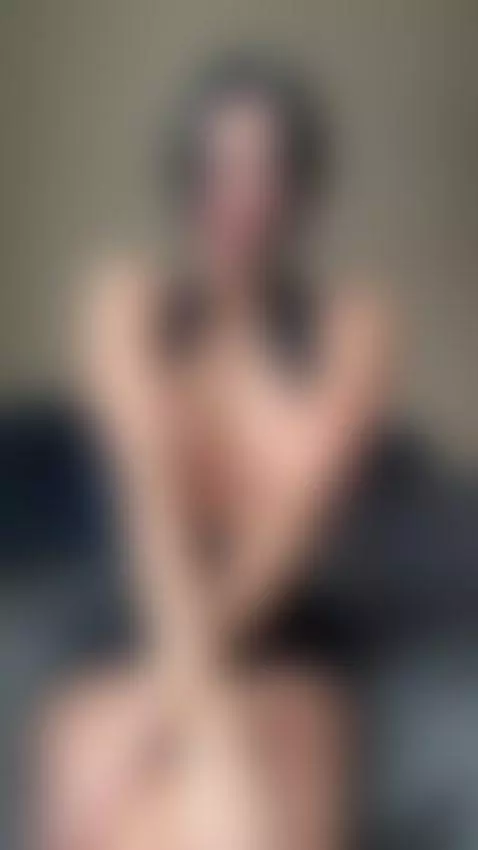 Big tits pushed up as she sits with hands on thighs 💗 by yoonacake