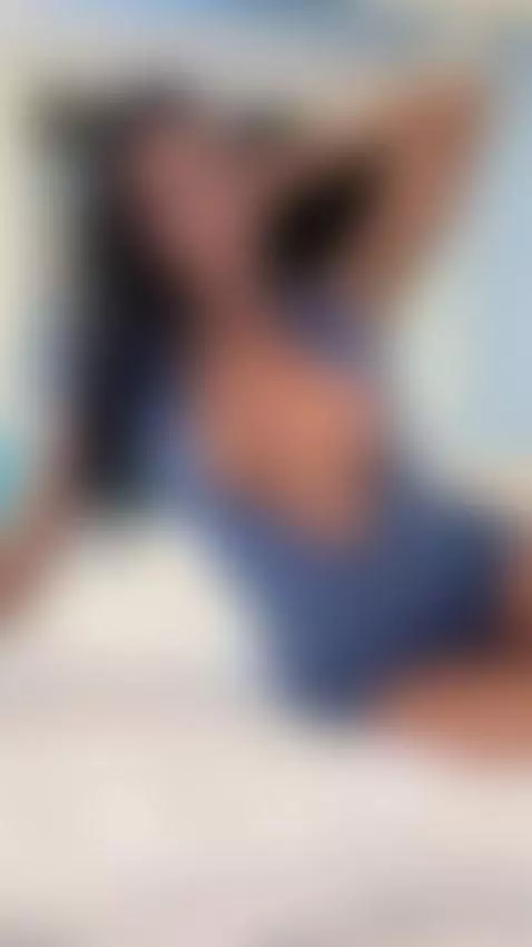 Blue dress yanked open as she arches back on bed 🥰 by yoonacake