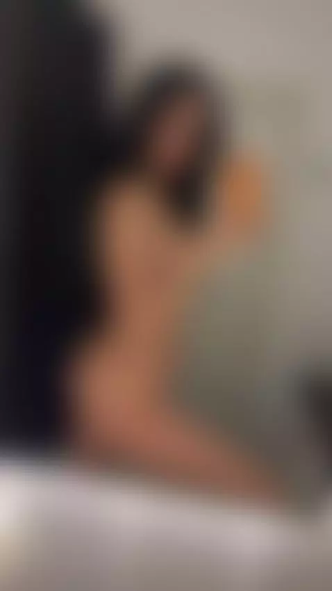 Naked girl in glasses takes mirror selfie showing her ass 🤫 by yoonacake