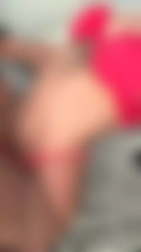 18+ Tattooed sexy tits spilling from red lace bra, curvy ass... by mikaadoll