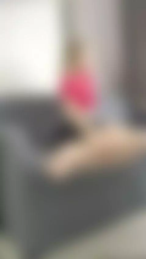 18+ Sexy blonde bares legs & feet in mini skirt tease. by quincysin1