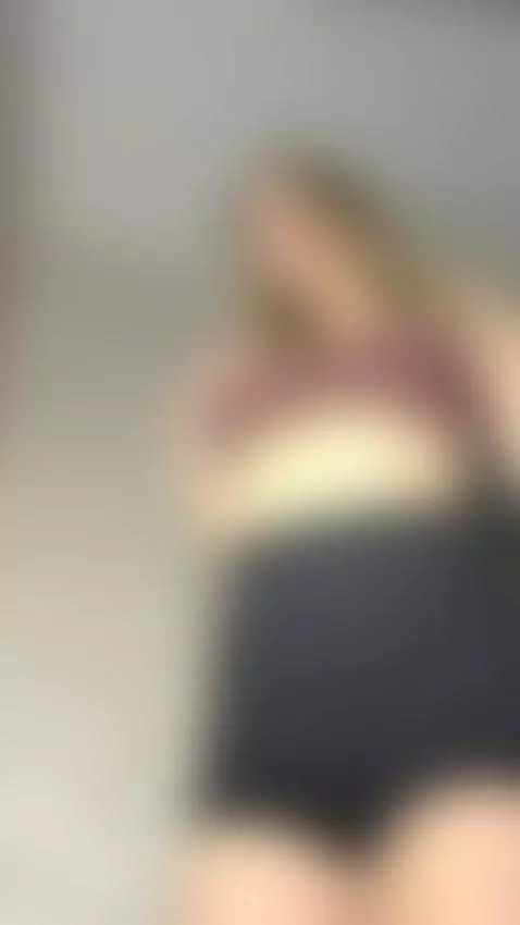 18+ Sexy blonde's perky tits and juicy ass in tight shorts. by quincysin1