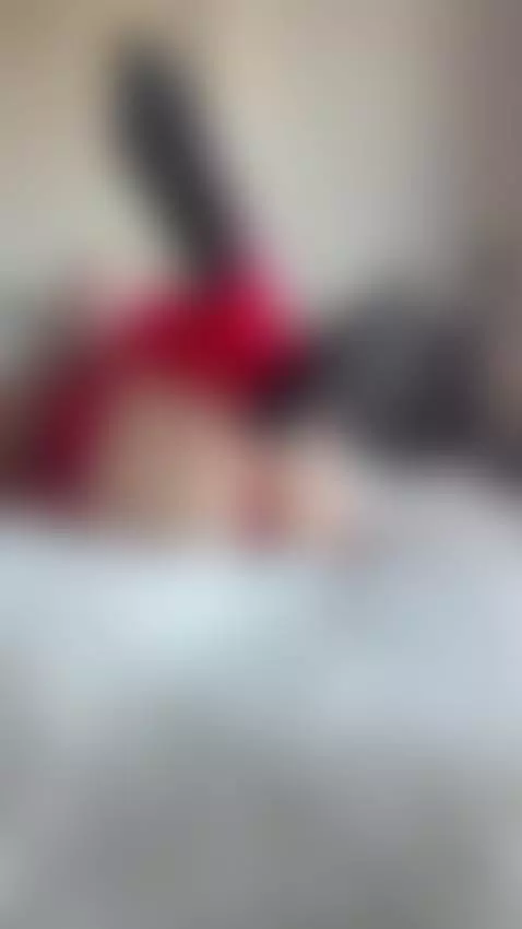 pussy was spread for these red stockings. by seductivexenia