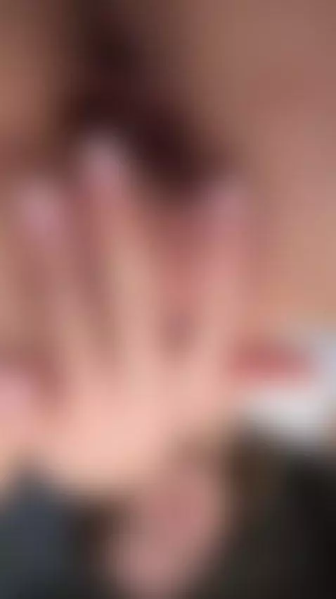 Looking down at close up of hands touching lips 💦 full tease... by allisonarg