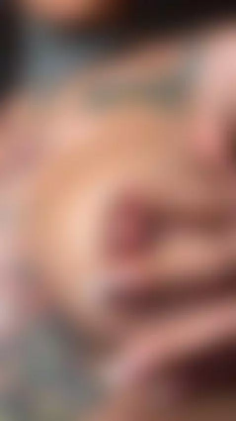 Tattooed tits squeezed tight with painted nails 🍆 by maryinchains