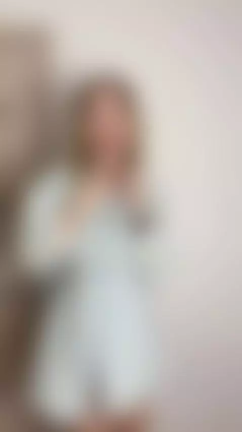 Thick thighs spread under unbuttoned denim shirt 😋 by aliceinked