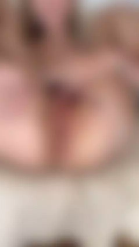 Wet pussy spread wide with fingers inside 💕 by aliceinked