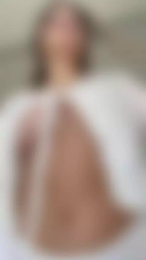 Big tits spill out as she leans back in white 😇 by katerina-23