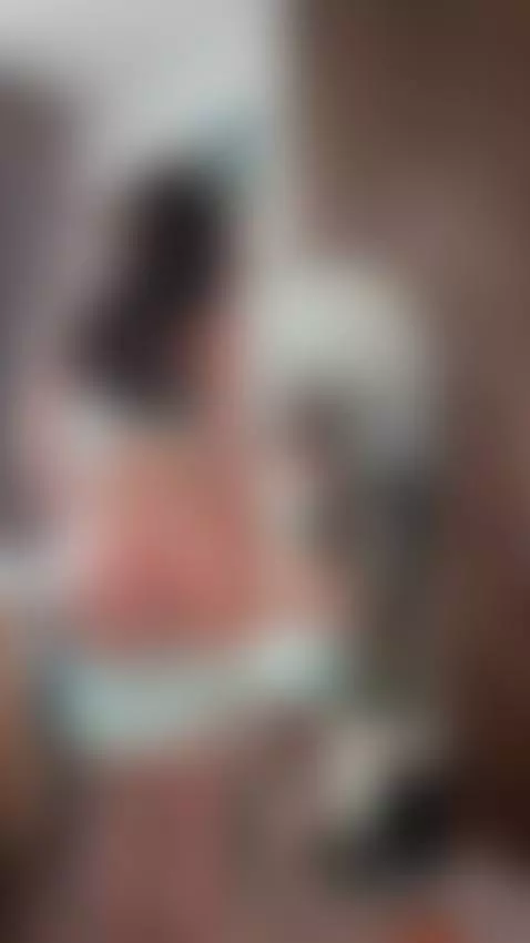 Brunette tease strips out of a tiny blue maid skirt and show... by solazola1
