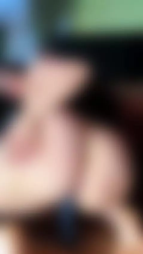 Spread wide and pushing this dildo in as hard. Sub OF by velvetvices