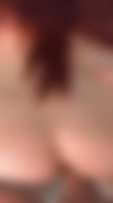 🔥 Hot young redhead squeezing her huge tits 😈 by redolivia