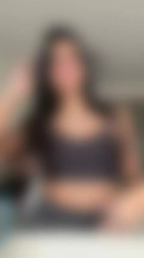 🔥 Horny brunette in black lace bra 😏 by mikadoll22