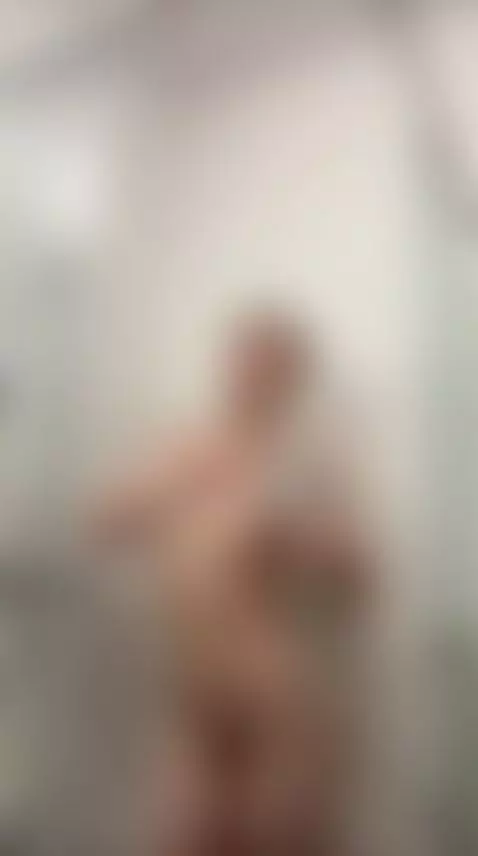 this shower felt so hot 🔥💦 by reyarii