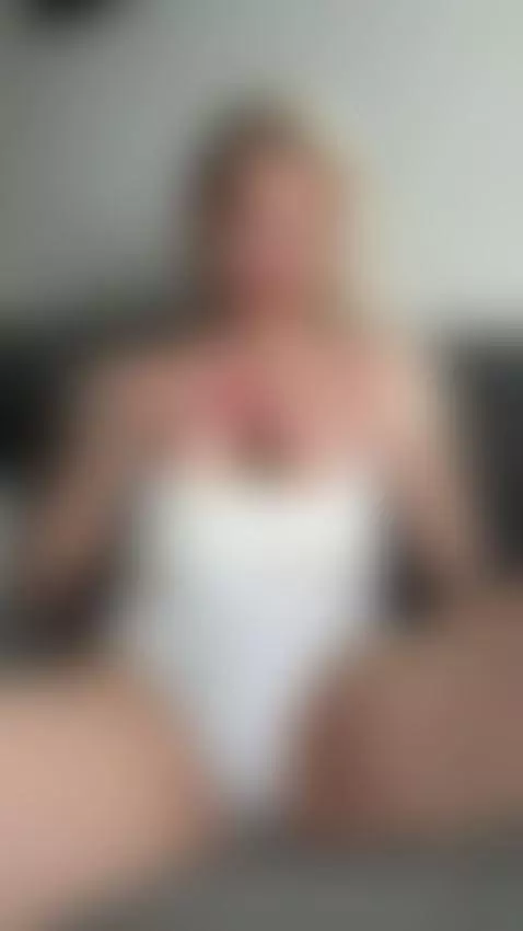 Home alone, playing with my tits. by kaylablonde