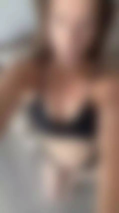 😈Tanned girl in bikini running hands over body 🍆 Join OF by roseeeeed