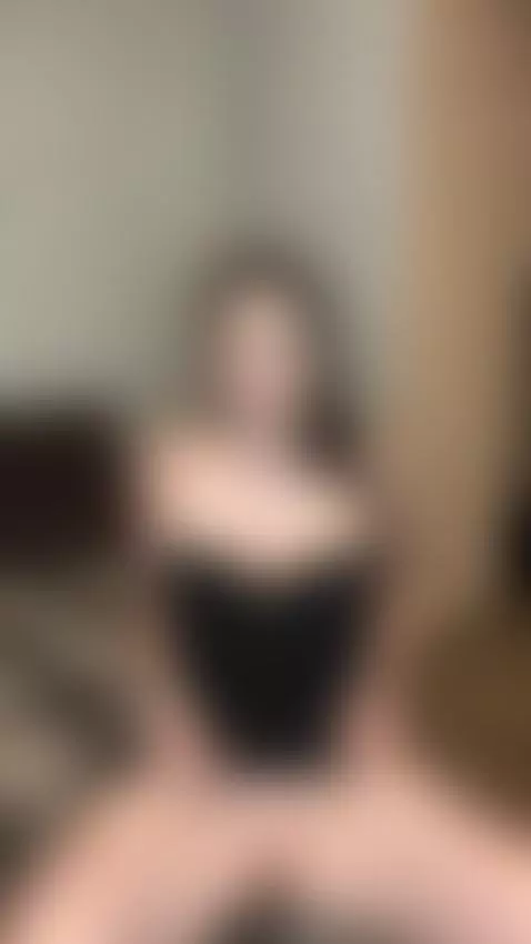 Long dark hair framing my face as I teasingly pull my top lo... by monicawolf