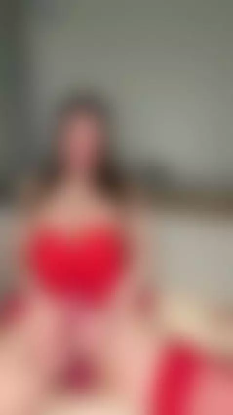 Red lingerie and a soaking wet pussy… full scene OF 🔥 Sub OF by sknymilana