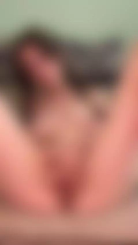 Naked on the bed, legs spread, fingers playing with my horny... by moniiik