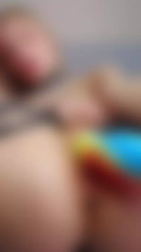 Wet pussy gripped tight by colorful toy 💦 by vicky-ray