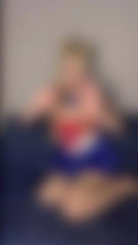 Blonde sailor girl moans loud on couch 😈 by heldeluxe