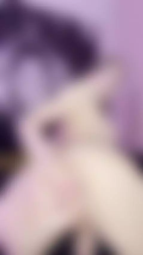 Curvy girl teases with a toy under purple lights 🤤 by ginadivinee