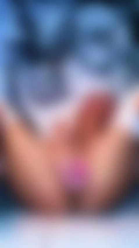 Pink hair she slides a thick pink toy inside. Sub OF by touchmylips