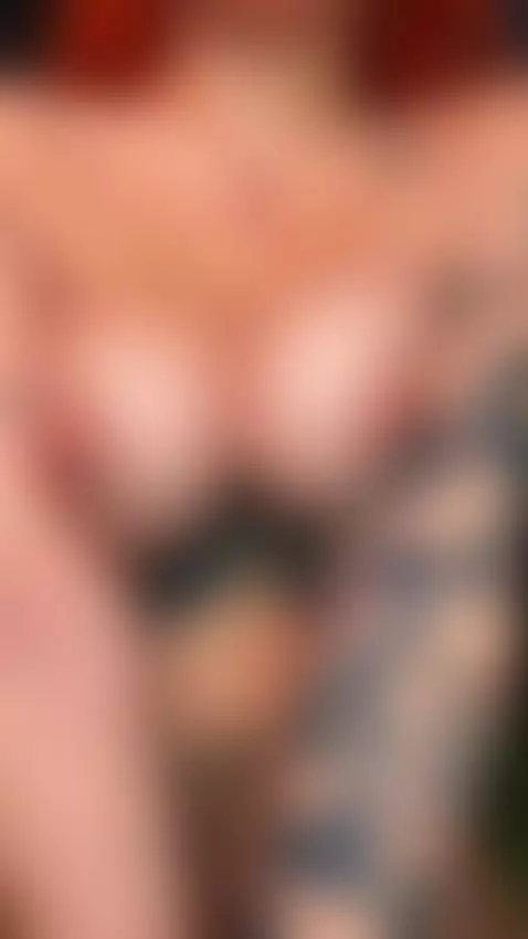 Redhead with wing chest tattoo and heavy natural breasts nip... by touchmylips