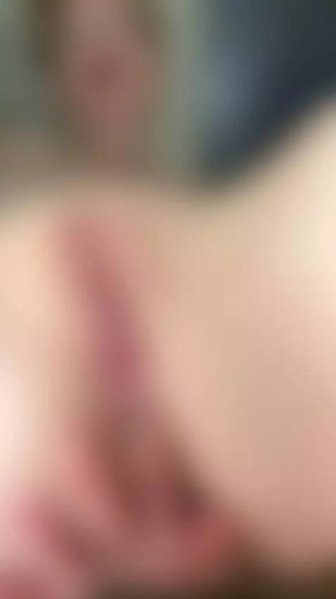 Fingers spreading my slick pussy lips apart with face in bac... by blondydollies