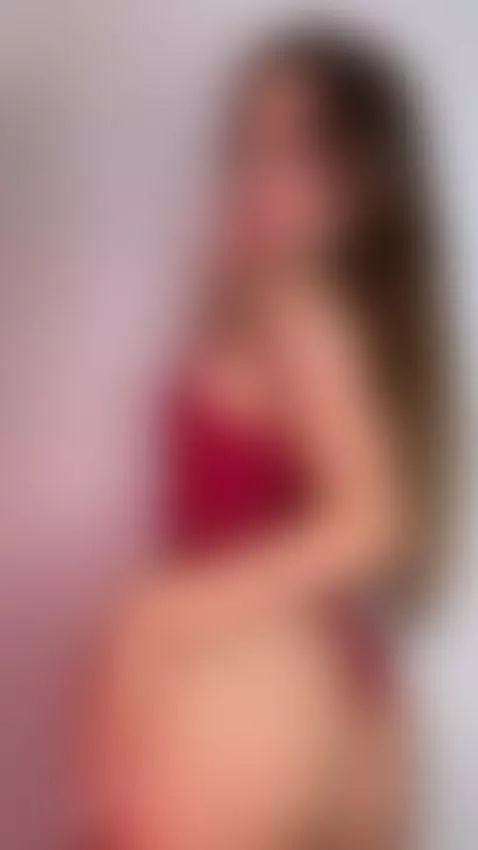 Red lace bodysuit, hand on the curve – striptease starting s... by kirasweetpeach