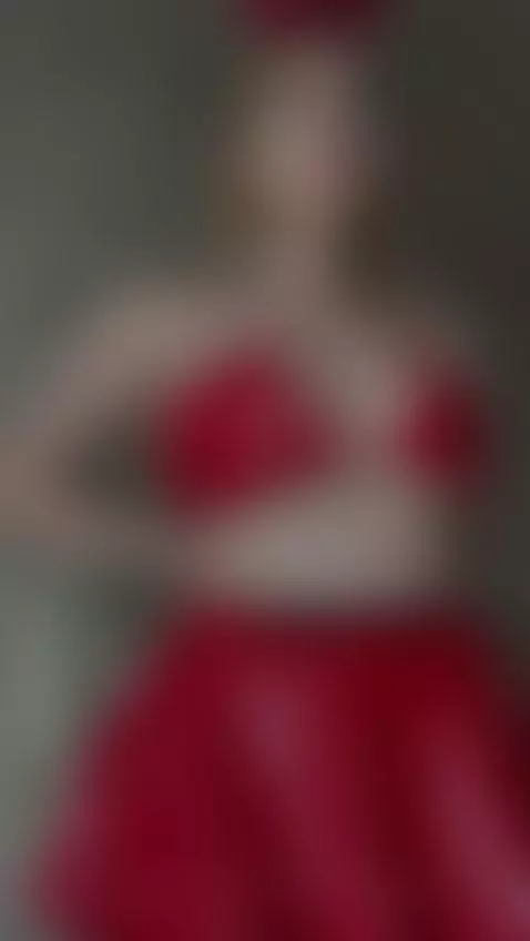 Playing with my nipples in red bunny outfit 💦 Sub OF by mariaamaru