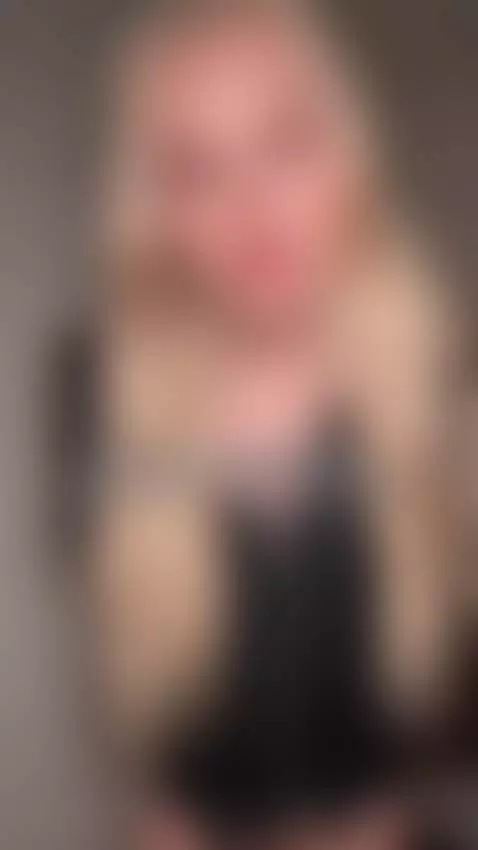A blonde with a huge cock pulled aside her panties by angielanets