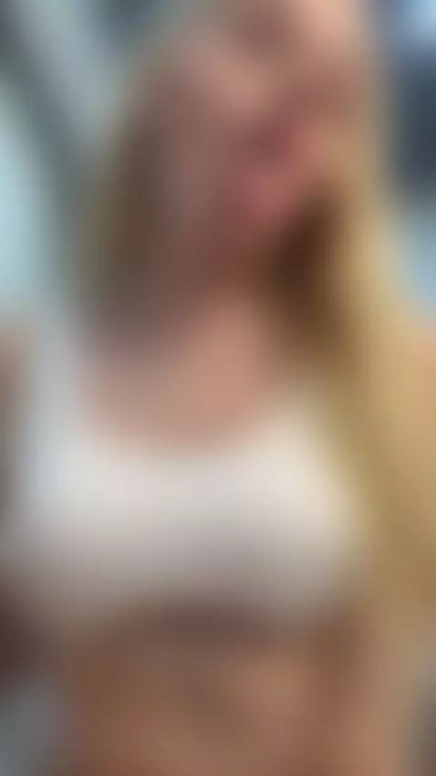 A skinny blonde slut spreads her legs, wearing no panties by angielanets