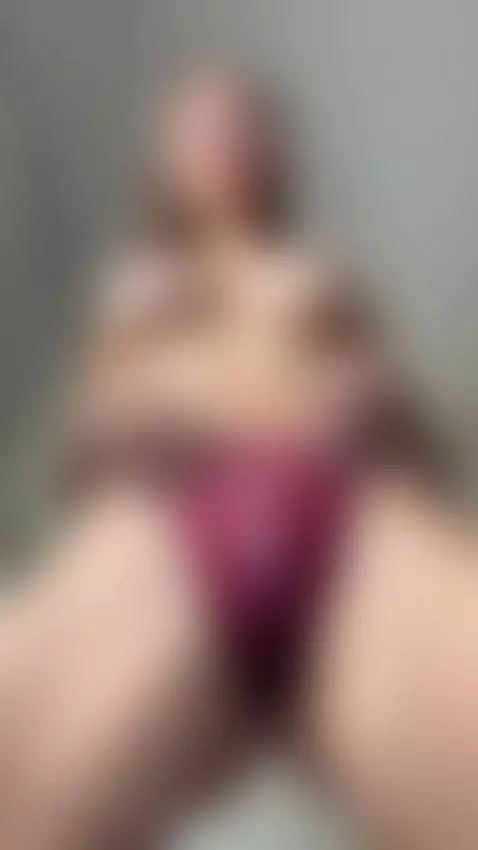 Big tits bounce as she tugs her thong down slow 🖤 by amydreamy