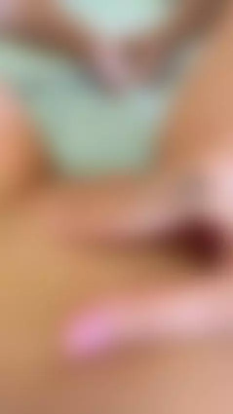Natural pussy teaser massaged with a tattooed finger in bed.... by elisemore