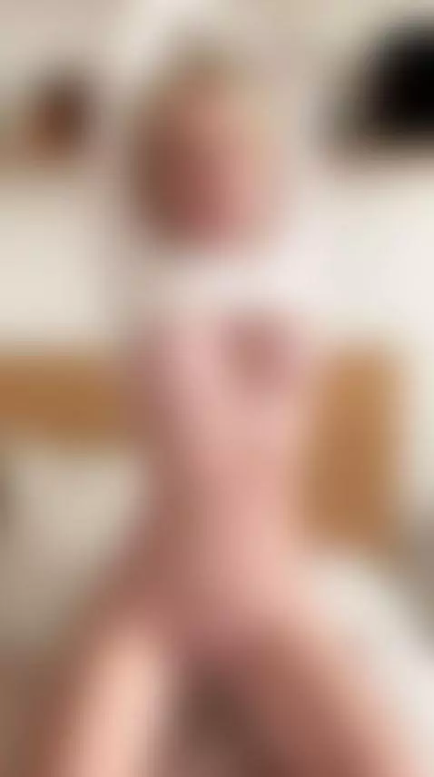 Blonde beauty teases and strokes herself in bed by elliefaye