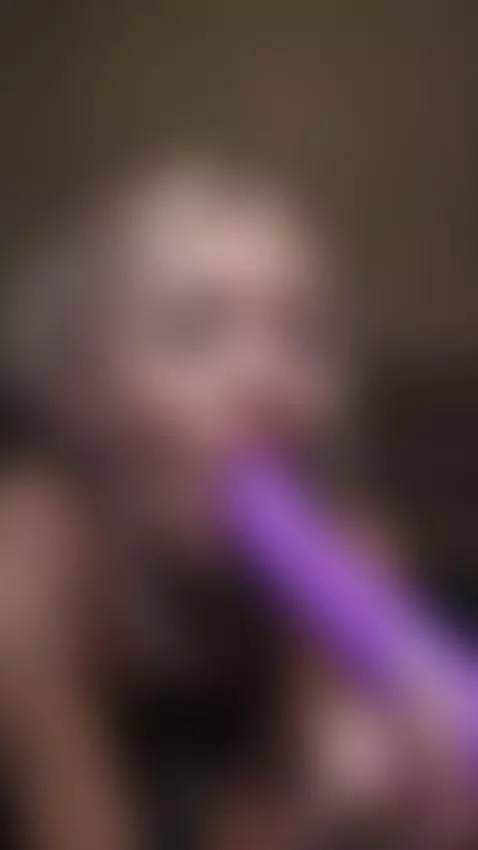 slipped this purple toy into my mouth by antalia